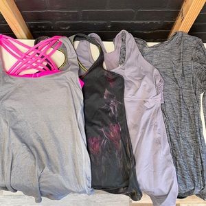 4 lululemon shirts